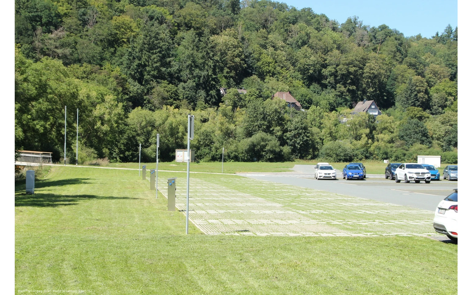 Parkplatz  Wehrweide Frankenberg (Eder)