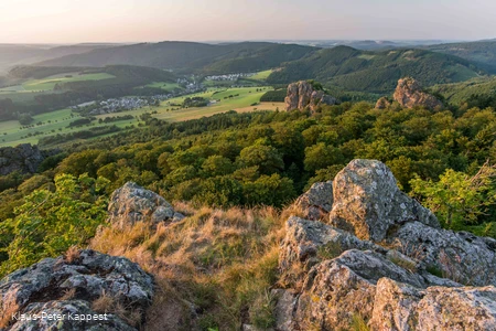 Von den Buchhauser Steinen hat man einen wünderschönen Ausblick.