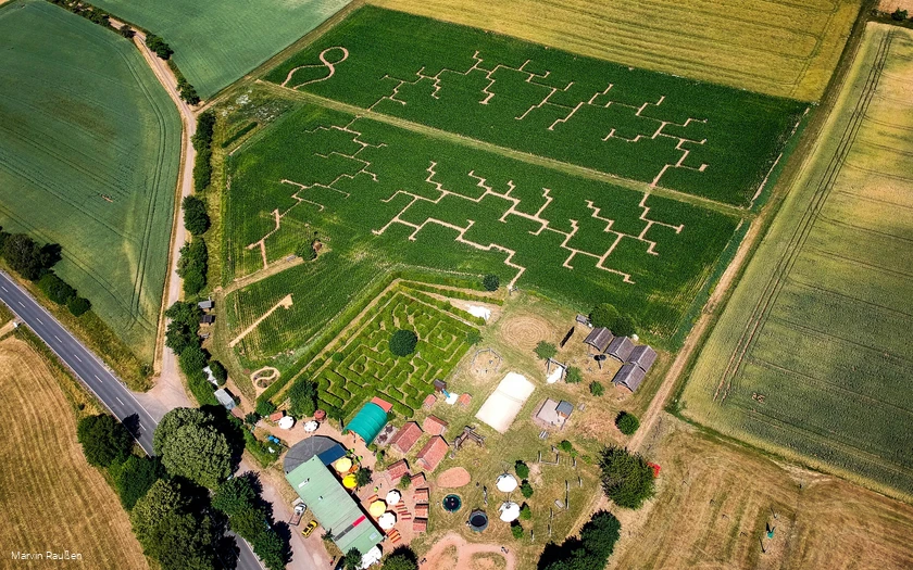 Maislabyrinth Edersee