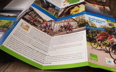 Flyer van de Ruhr GeoRadroute