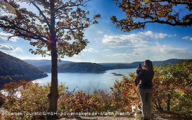 Ein Blick über den Edersee