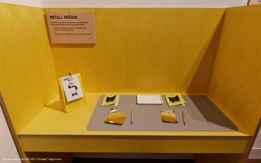 Mitmachstationen für Kinder im Museum Medebach