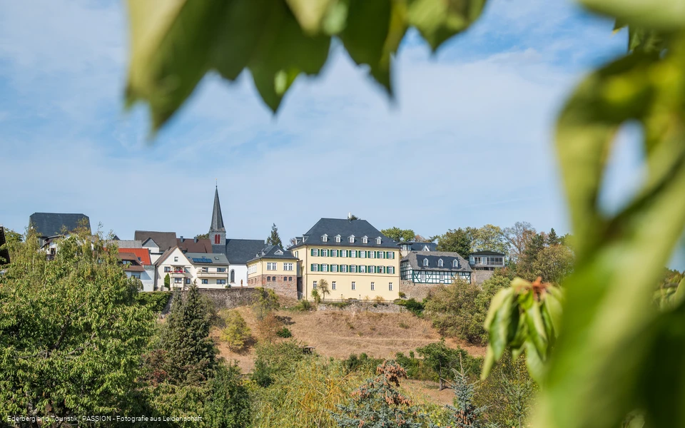 Blick auf die Neuburg, Battenberg(Eder)