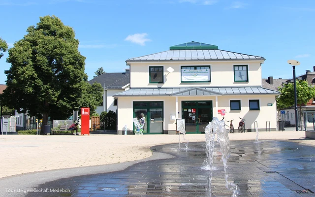 The Medebach Tourist and Nature Park Information Center on the market square.