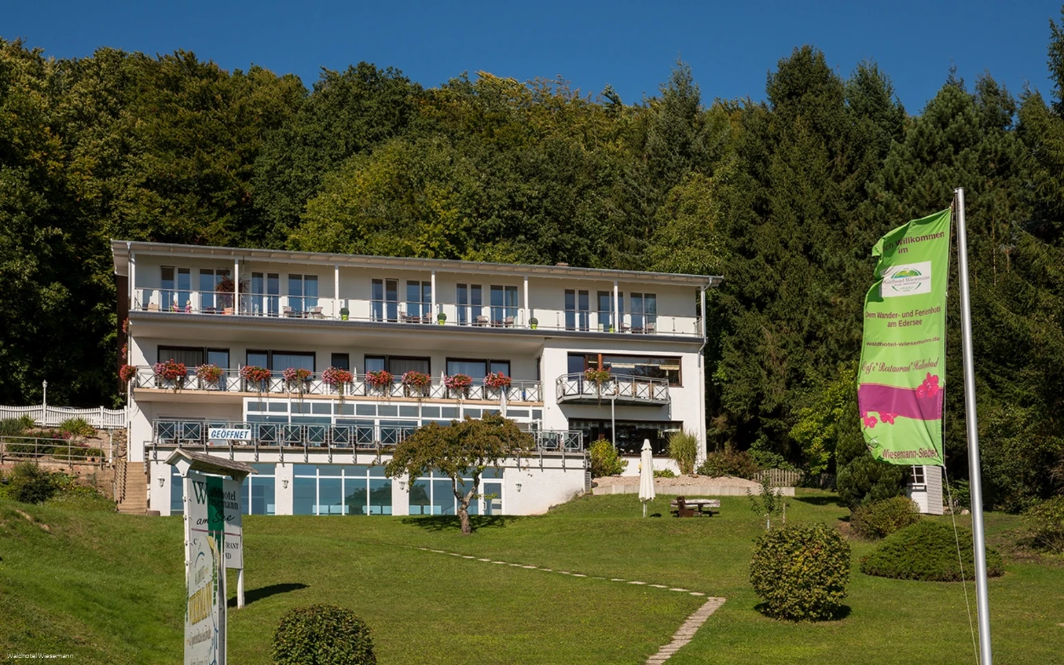 Außenanblick Waldhotel Wiesemann