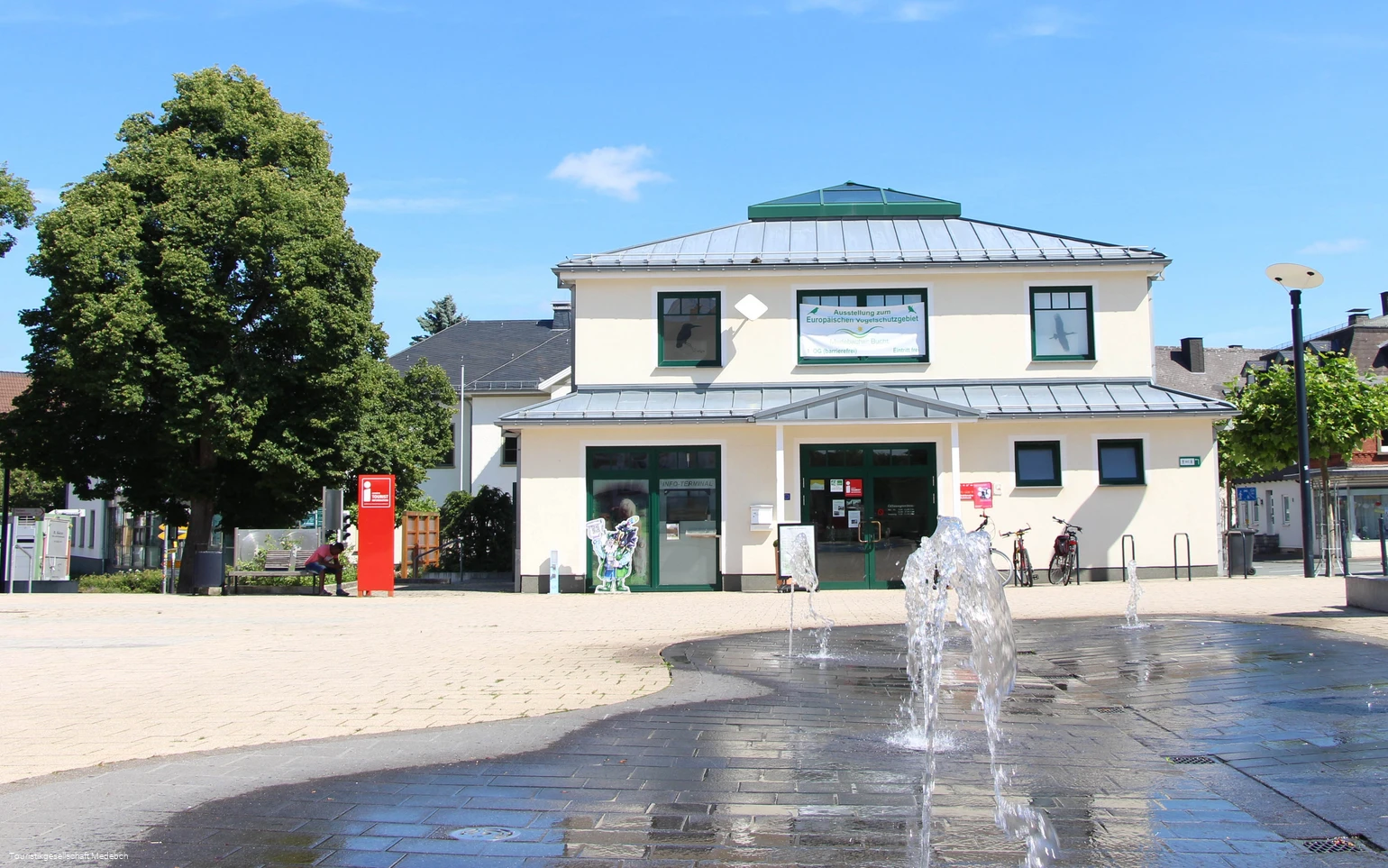 Die Tourist- und Naturpark-Infozentrum Medebach am Marktplatz.
