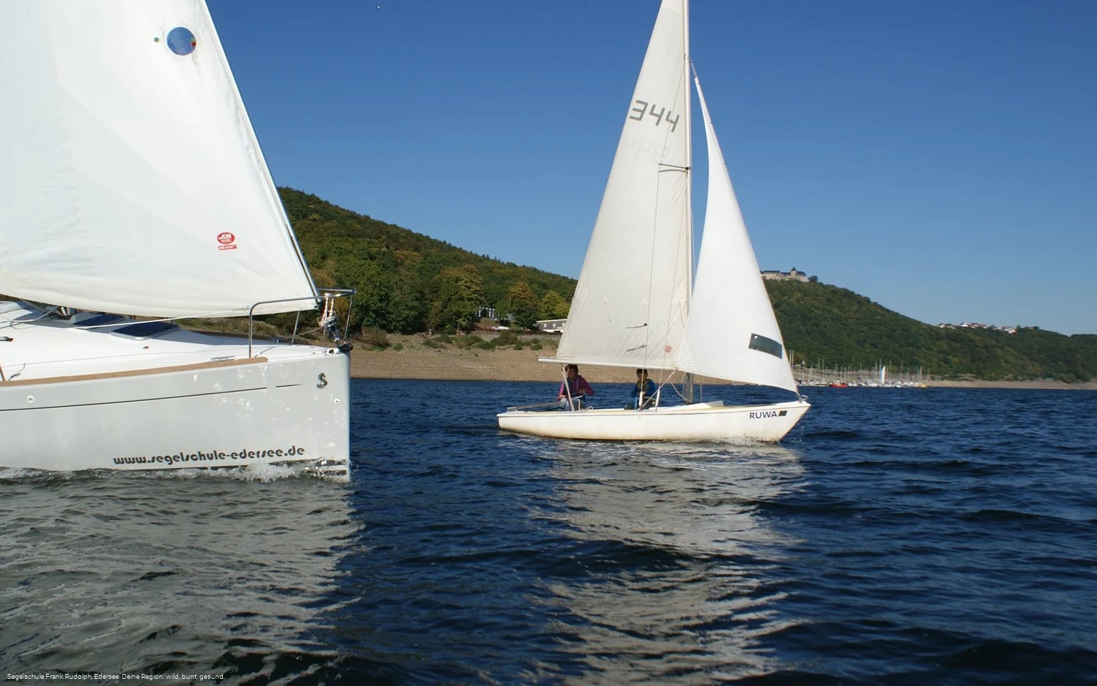 Segelboote Edersee
