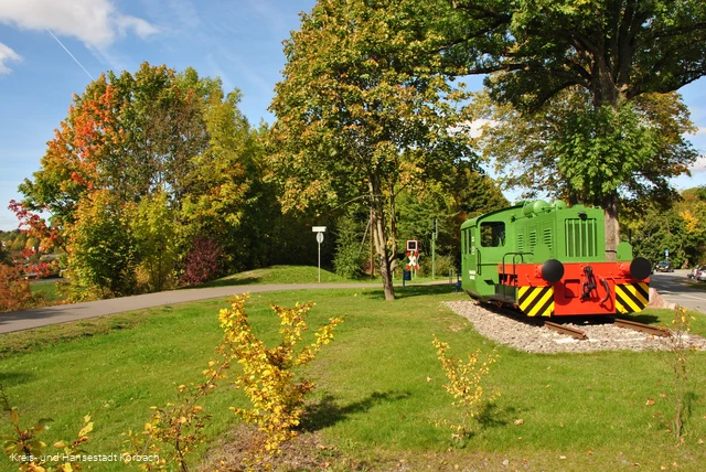 Radknoten Korbach mit Lok